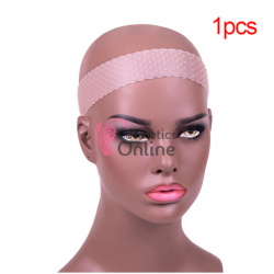 Banda elastica din silicon BSE01 Pink pentru peruca din par natural sau sintetic 